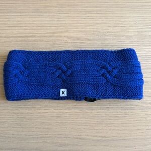 Hurley Blue Knitted Winter Headband